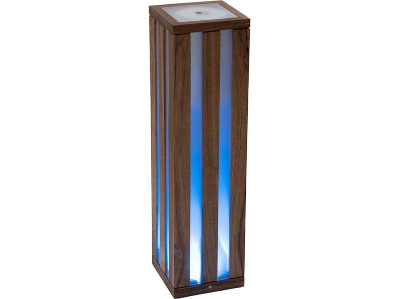 MrSpoon LooTube WC-Papierrollenspender LED Nussbaum 1 MrSpoon LooTube WC-Papierrollenspender LED Nussbaum