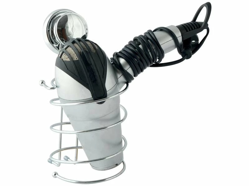 MSV Haartrockner-Halterung Silber 1 MSV Haartrockner-Halterung Silber