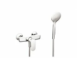 KWC Duscharmatur-Set ELLA mit Hebelmischer