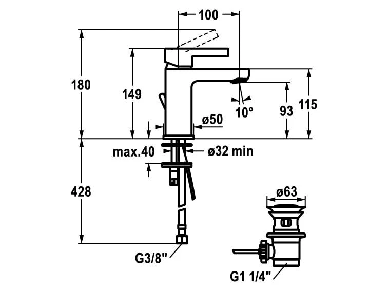 KWC Lavaboarmatur FIT mit Hebelmischer 2 KWC Lavaboarmatur FIT mit Hebelmischer – Bild 2
