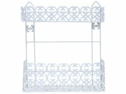 MSV Bad-Utensilienhalter Duschmittelhalter Weiss