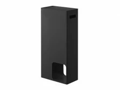 Yamazaki Toilettenpapierhalter Tower 48 cm, Schwarz