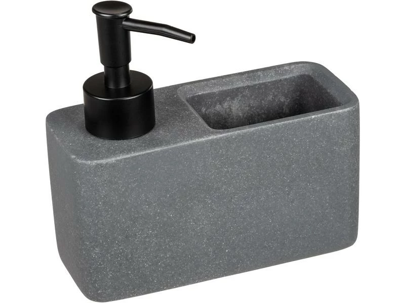 Wenko Seifenspender Resa 150 ml, Dunkelgrau/Schwarz 1 Wenko Seifenspender Resa 150 ml, Dunkelgrau/Schwarz