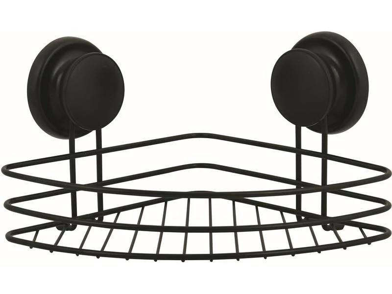 MSV Duschmittelhalter Schwarz matt 1 MSV Duschmittelhalter Schwarz matt