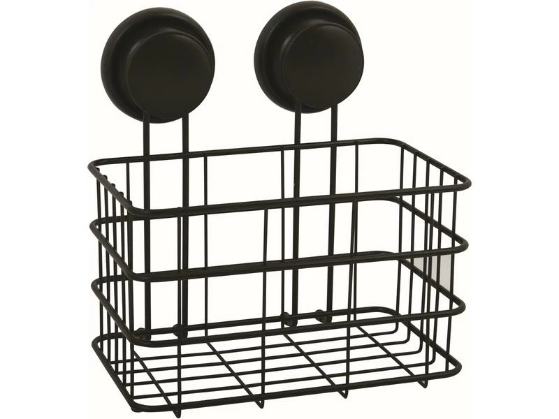 MSV Duschmittelhalter Schwarz 1 MSV Duschmittelhalter Schwarz