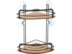 MSV Duschmittelhalter Hiko Braun/Schwarz matt