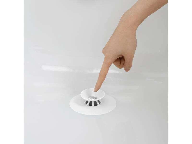 Umbra Waschbeckenstöpsel Flex Weiss 3 Umbra Waschbeckenstöpsel Flex Weiss – Bild 3