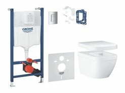 GROHE WC-Set Solido Euro Keramik 6in1 1.13 m Bauhöhe mit Fresh