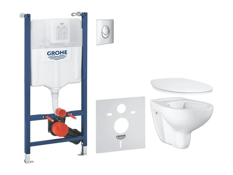 GROHE WC-Set Solido Euro Keramik 5in1 1.13 m Bauhöhe 1 GROHE WC-Set Solido Euro Keramik 5in1 1.13 m Bauhöhe