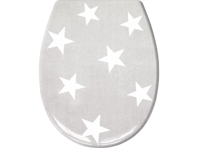 Kleine Wolke Toilettensitz Nova mit Absenkautomatik, Grau/Weiss 1 Kleine Wolke Toilettensitz Nova mit Absenkautomatik, Grau/Weiss