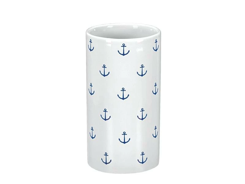 Kleine Wolke Zahnputzbecher Anchor Dunkelblau/Weiss 1 Kleine Wolke Zahnputzbecher Anchor Dunkelblau/Weiss