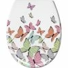 Kleine Wolke Toilettensitz Butterflies mit Absenkautomatik, Mehrfarbig