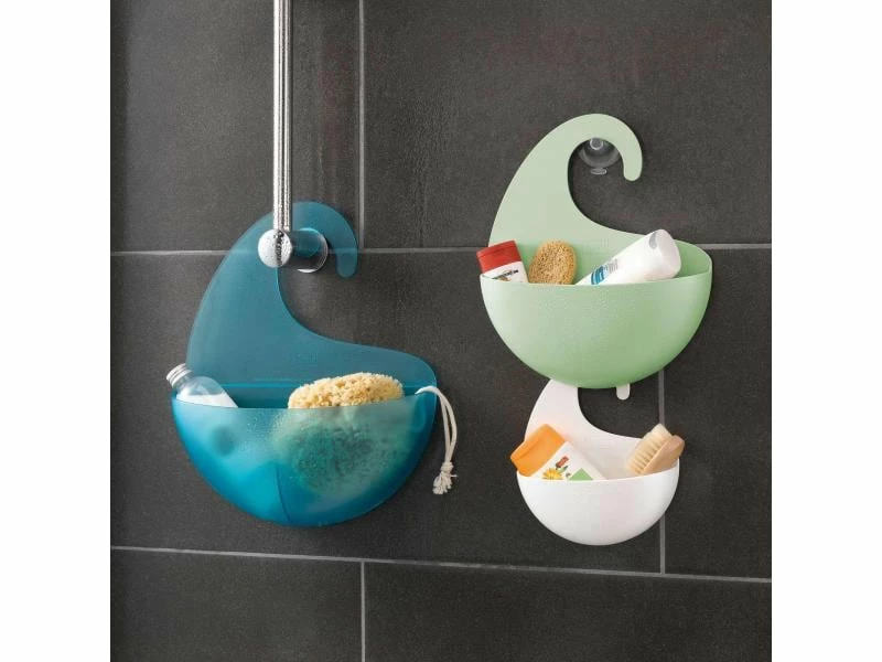 Koziol Duschmittelhalter Utensilo Surf M, Weiss glanz 4 Koziol Duschmittelhalter Utensilo Surf M, Weiss glanz – Bild 4