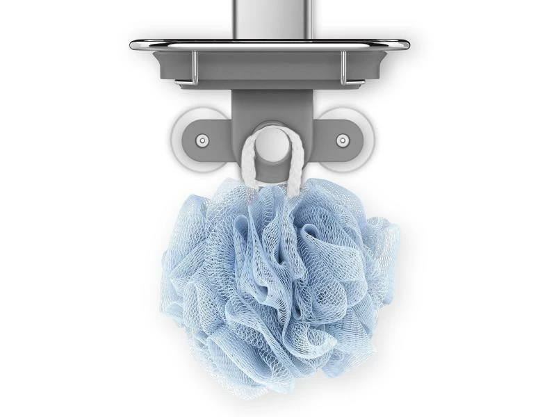 Simplehuman Duschmittelhalter Tür-Duschcaddy Silber 4 Simplehuman Duschmittelhalter Tür-Duschcaddy Silber – Bild 4