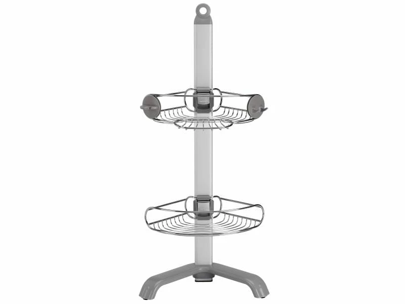 Simplehuman Duschmittelhalter Eck-Duschcaddy Silber 2 Simplehuman Duschmittelhalter Eck-Duschcaddy Silber – Bild 2