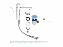 GROHE Lavaboarmatur Lineare S-Size 1/2", Chrom, mit Zugstange -Angebote Bad & Sanitär Store 53362985 xxl