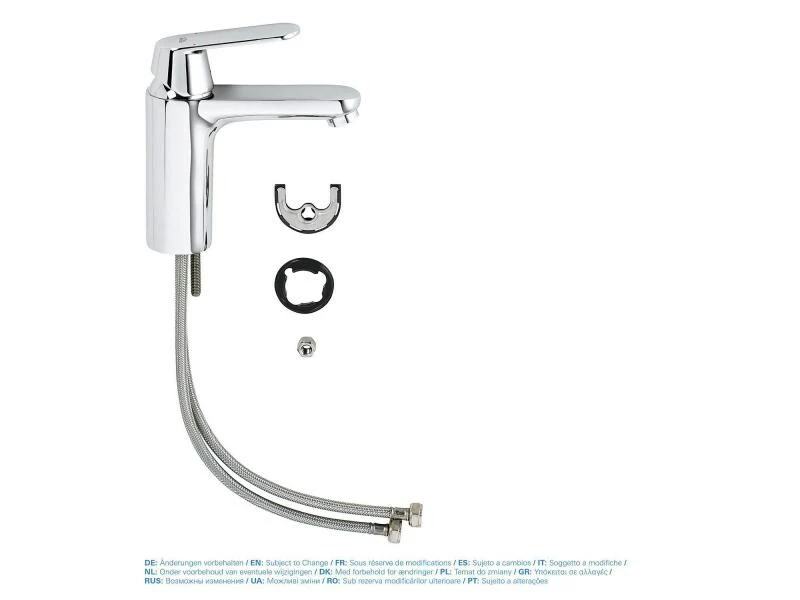GROHE Lavaboarmatur Eurosmart M-Size 1/2", Chrom 3 GROHE Lavaboarmatur Eurosmart M-Size 1/2", Chrom – Bild 3