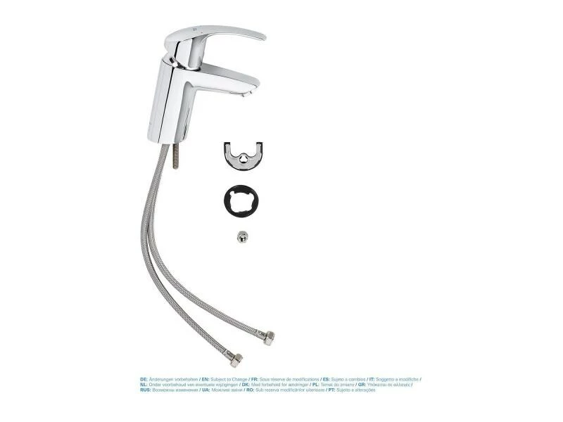 GROHE Lavaboarmatur Eurosmart S-Size 1/2", Chrom 3 GROHE Lavaboarmatur Eurosmart S-Size 1/2", Chrom – Bild 3