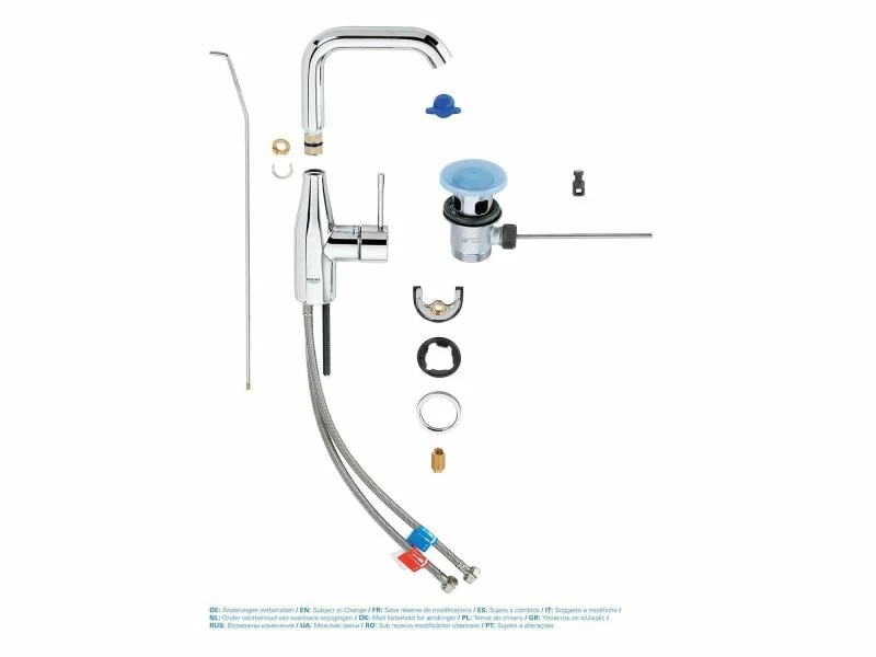 GROHE Lavaboarmatur Essence L-Size 1/2", Chrom 3 GROHE Lavaboarmatur Essence L-Size 1/2", Chrom – Bild 3