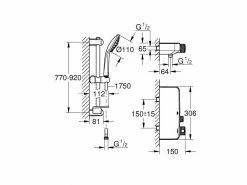 GROHE Duscharmatur-Set Grohtherm SmartControl 1/2", Chrom -Angebote Bad & Sanitär Store 53375698 xxl