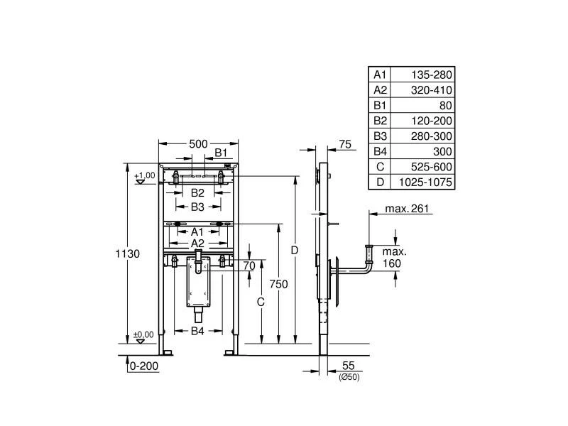 GROHE Montagezubehör Rapid SL Element für Waschtisch 2 GROHE Montagezubehör Rapid SL Element für Waschtisch – Bild 2