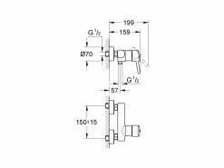 GROHE Duscharmatur Concetto 1/2", Chrom 5 GROHE Duscharmatur Concetto 1/2", Chrom -Angebote Bad & Sanitär Store 53377617 xxl