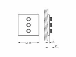 GROHE Duscharmatur Grohtherm SmartControl 43 mm, Chrom -Angebote Bad & Sanitär Store 53380138 xxl