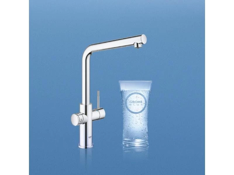 GROHE Küchenarmatur Blue Home L-Auslauf, Starter Kit, Chrom 5 GROHE Küchenarmatur Blue Home L-Auslauf, Starter Kit, Chrom – Bild 5