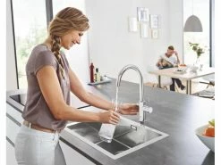 GROHE Küchenarmatur Blue Home C-Auslauf, Starter Kit, Chrom -Angebote Bad & Sanitär Store 53482969 xxl