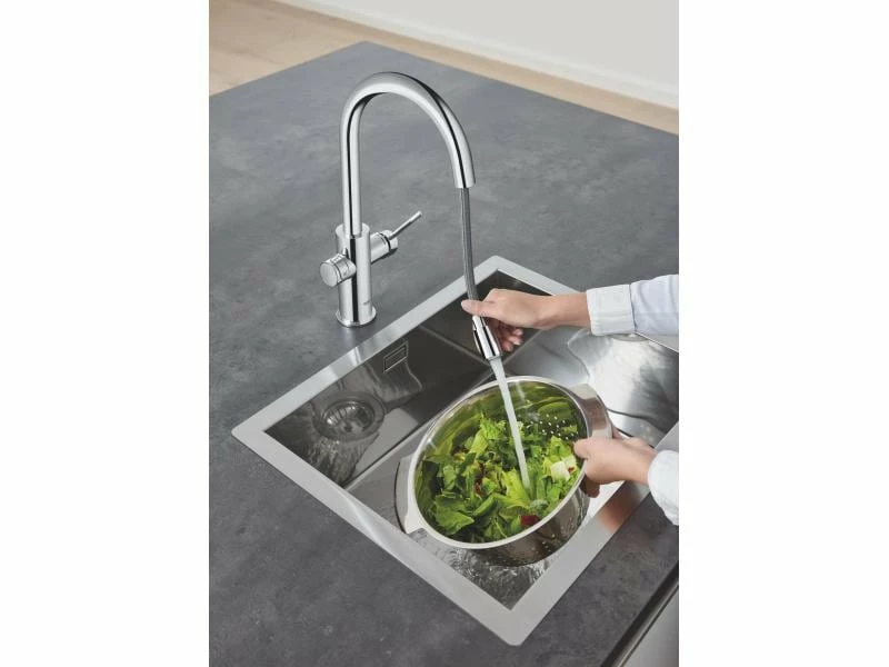 GROHE Küchenarmatur Blue Home C-Auslauf, Starter Kit, Chrom 7 GROHE Küchenarmatur Blue Home C-Auslauf, Starter Kit, Chrom – Bild 7