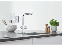 GROHE Küchenarmatur Blue Home L-Auslauf, Starter Kit, Chrom -Angebote Bad & Sanitär Store 53483645 xxl