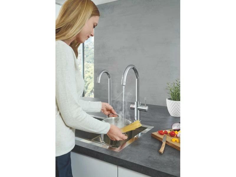 GROHE Küchenarmatur Blue Home Mono , Starter Kit, Chrom 2 GROHE Küchenarmatur Blue Home Mono , Starter Kit, Chrom – Bild 2