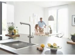 GROHE Küchenarmatur Blue Home L-Auslauf, Starter Kit, Supersteel 10 GROHE Küchenarmatur Blue Home L-Auslauf, Starter Kit, Supersteel -Angebote Bad & Sanitär Store 53483739 xxl