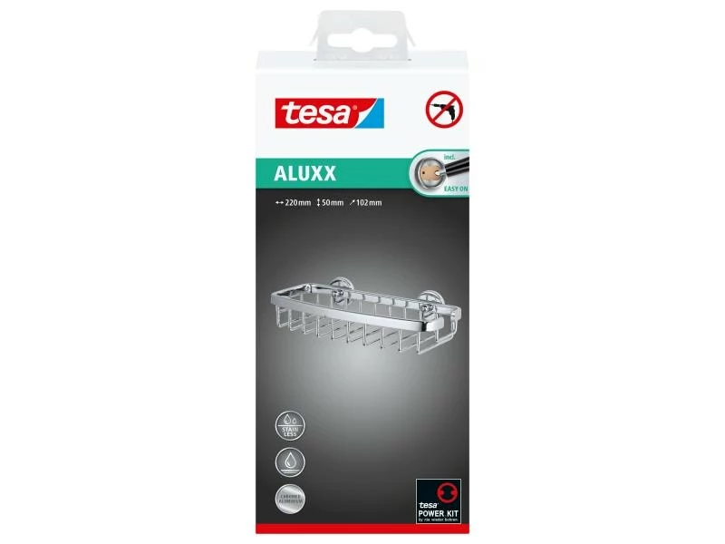 Tesa Bad-Utensilienhalter Aluxx Ablagekorb 2 Tesa Bad-Utensilienhalter Aluxx Ablagekorb – Bild 2