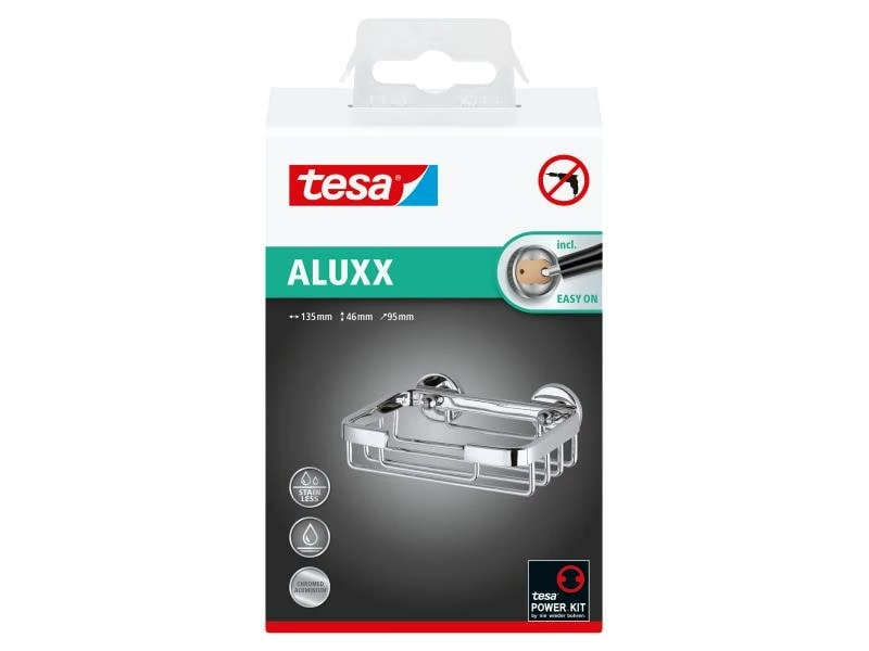 Tesa Bad-Utensilienhalter Aluxx Seifenkorb 4 Tesa Bad-Utensilienhalter Aluxx Seifenkorb – Bild 4