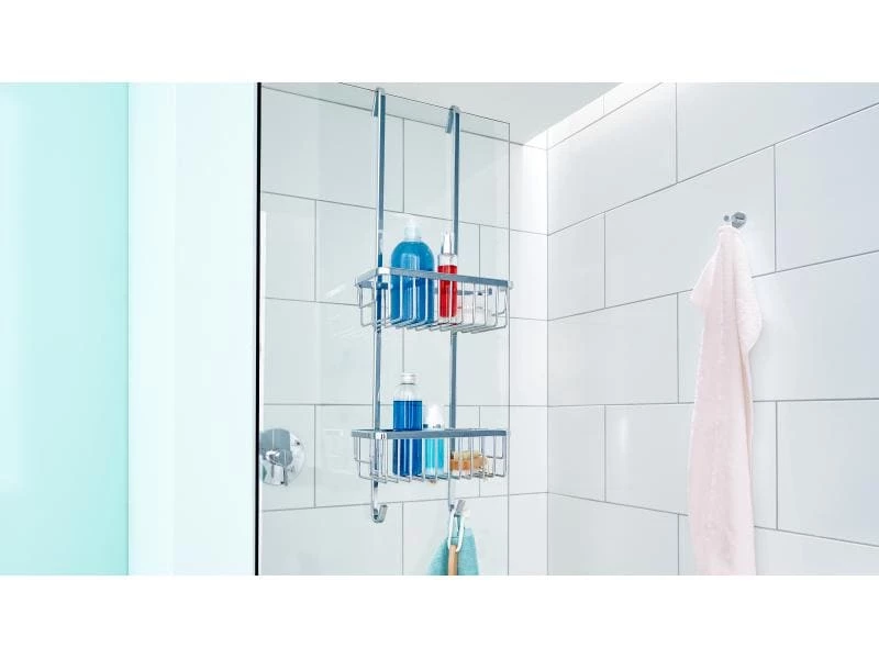 Tesa Bad-Utensilienhalter Aluxx Ablagekorb, zweistöckig 2 Tesa Bad-Utensilienhalter Aluxx Ablagekorb, zweistöckig – Bild 2