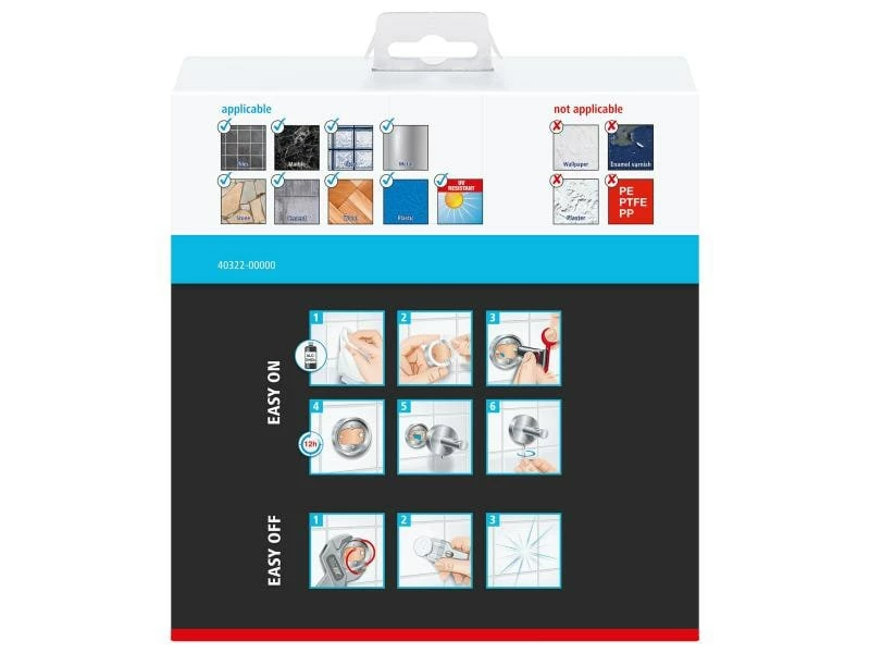 Tesa Handtuchhalter Smooz Chrom 4 Tesa Handtuchhalter Smooz Chrom – Bild 4