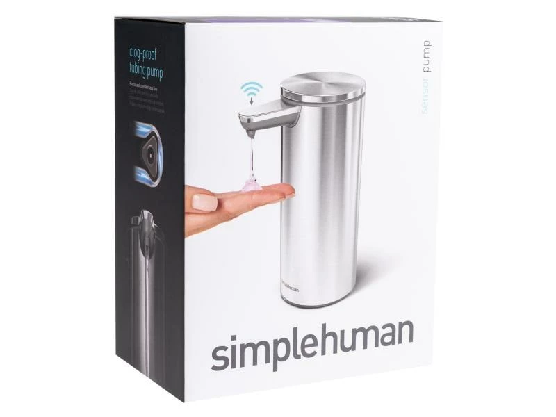 Simplehuman Sensorspender Wiederaufladbar 266 ml, Silber 4 Simplehuman Sensorspender Wiederaufladbar 266 ml, Silber – Bild 4