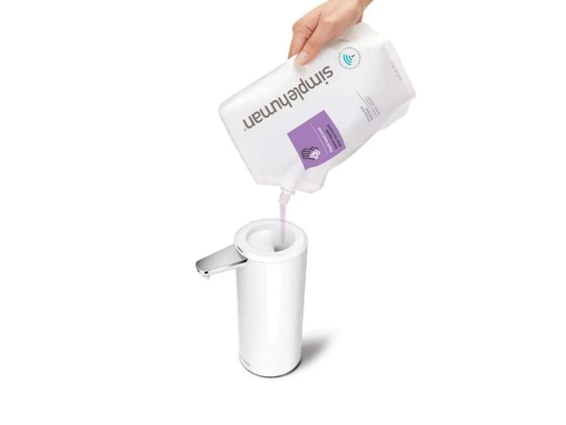Simplehuman Sensorspender Wiederaufladbar 266 ml, Weiss 4 Simplehuman Sensorspender Wiederaufladbar 266 ml, Weiss – Bild 4