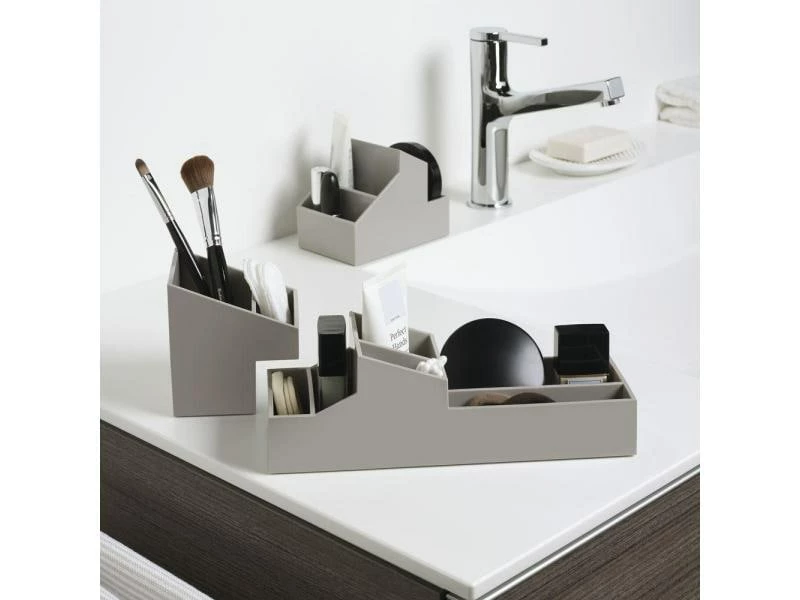 Spirella Bad-Utensilienhalter SKYLINE Storage 13 cm Grau 2 Spirella Bad-Utensilienhalter SKYLINE Storage 13 cm Grau – Bild 2