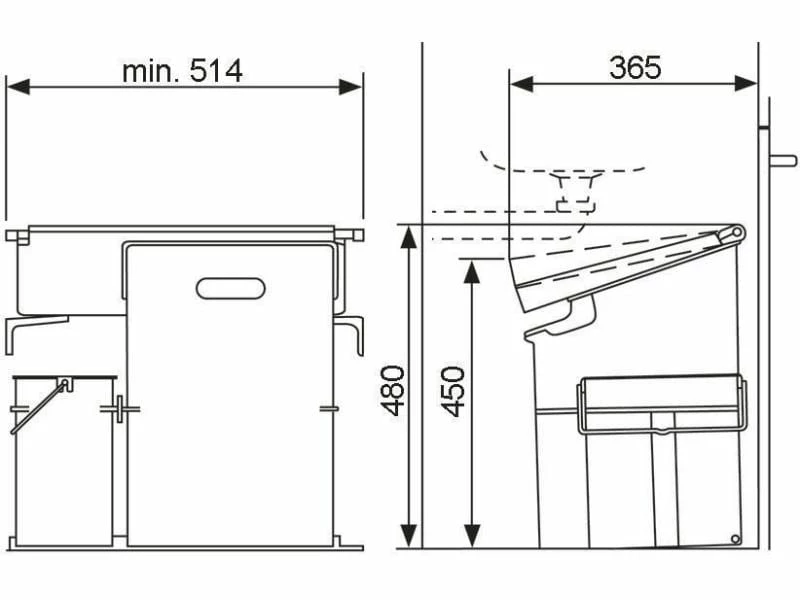 Müllex Abfalleimer COMPO 35/5 3 Müllex Abfalleimer COMPO 35/5 – Bild 3