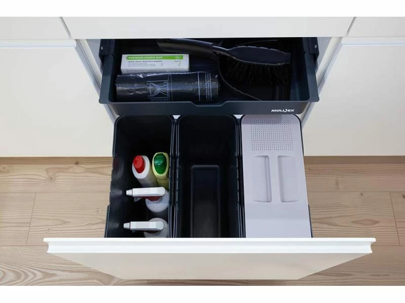 Müllex Abfalleimer TRIOXX 3 x 16 l 2 Müllex Abfalleimer TRIOXX 3 x 16 l – Bild 2