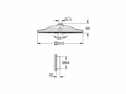 GROHE Kopfbrause Rainshower SmartConnect 2 Stahlarten 5 GROHE Kopfbrause Rainshower SmartConnect 2 Stahlarten -Angebote Bad & Sanitär Store 56301591 xxl