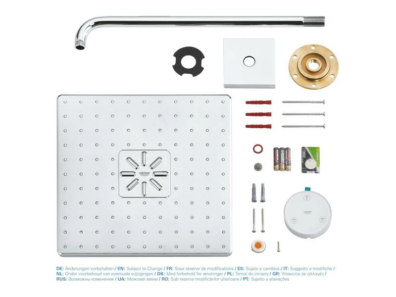 GROHE Kopfbrause Rainshower SmartConnect Set, 2 Strahlarten 2 GROHE Kopfbrause Rainshower SmartConnect Set, 2 Strahlarten – Bild 2