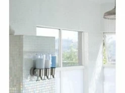 Simplehuman Dreifachspender 444 ml, Silber/Transparent 5 Simplehuman Dreifachspender 444 ml, Silber/Transparent -Angebote Bad & Sanitär Store 56307194 xxl 1