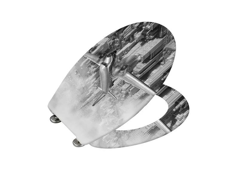 Wenko Toilettensitz Old-Time Plane 2 Wenko Toilettensitz Old-Time Plane – Bild 2