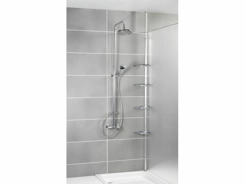 Wenko Bad-Utensilienhalter Compact Silber 4 Wenko Bad-Utensilienhalter Compact Silber – Bild 4