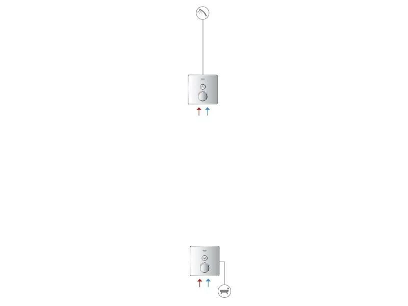 GROHE Duscharmatur Grohtherm SmartControl 43 mm, Chrom 7 GROHE Duscharmatur Grohtherm SmartControl 43 mm, Chrom – Bild 7