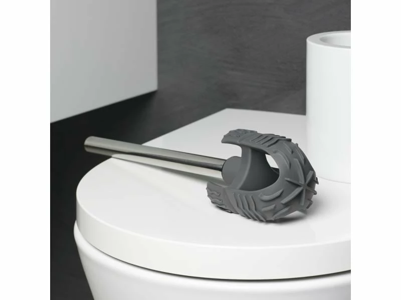 Spirella Toilettenbürste Jet WC mit Stiel, Edelstahl 2 Spirella Toilettenbürste Jet WC mit Stiel, Edelstahl – Bild 2