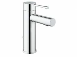 GROHE Lavaboarmatur Essence S, 1/2", Chrom, mit Zugstange, gerade